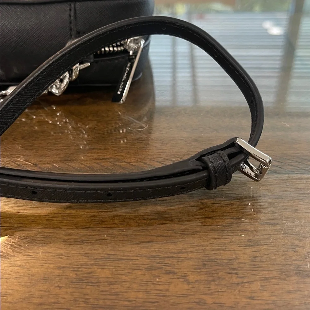Michael Kors Large Crossbody Leather Black MK